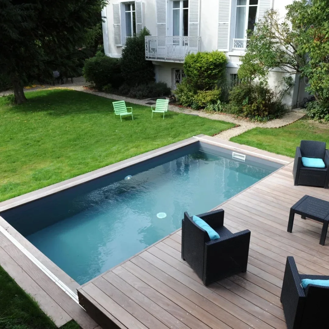 Раздвижная терраса для бассейна в Глазове