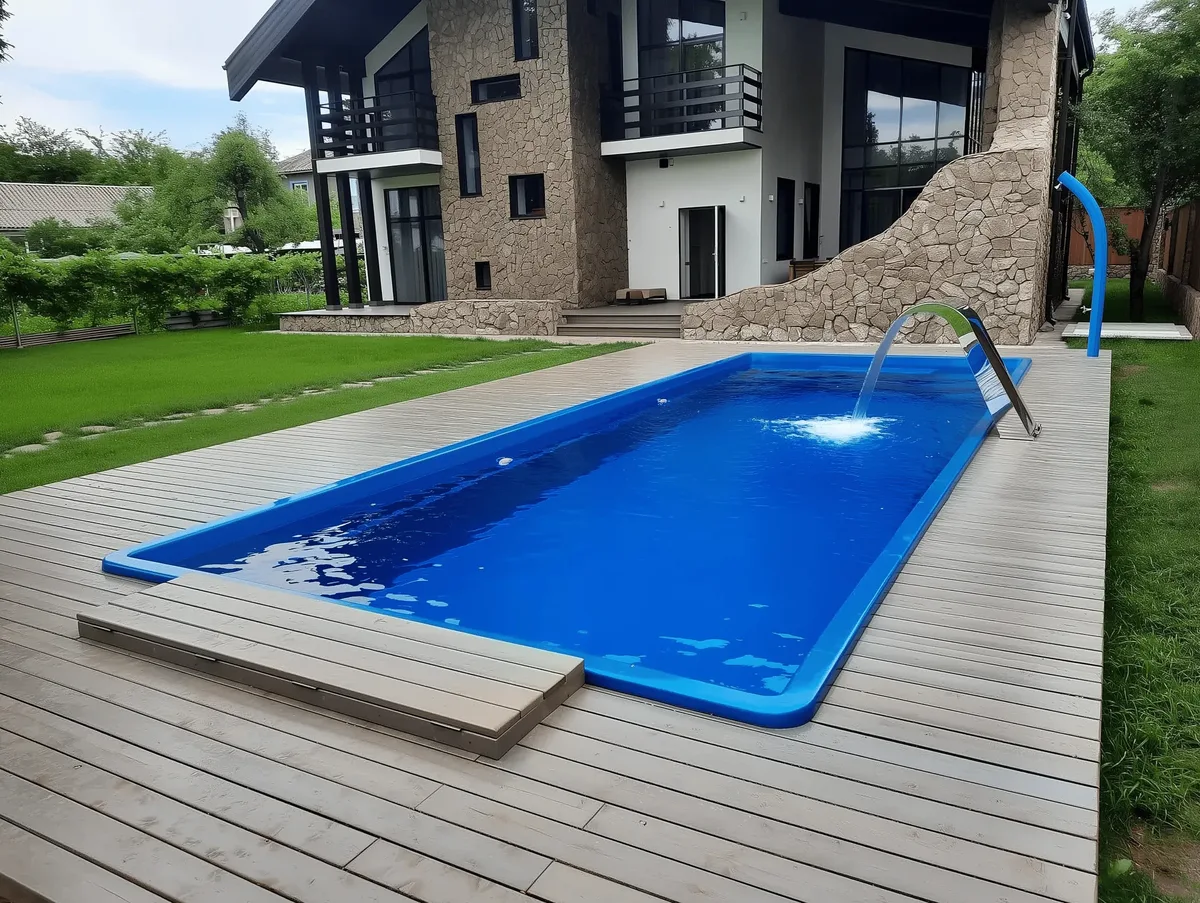 Композитный бассейн Laguna 9 — вид сверху в Глазове