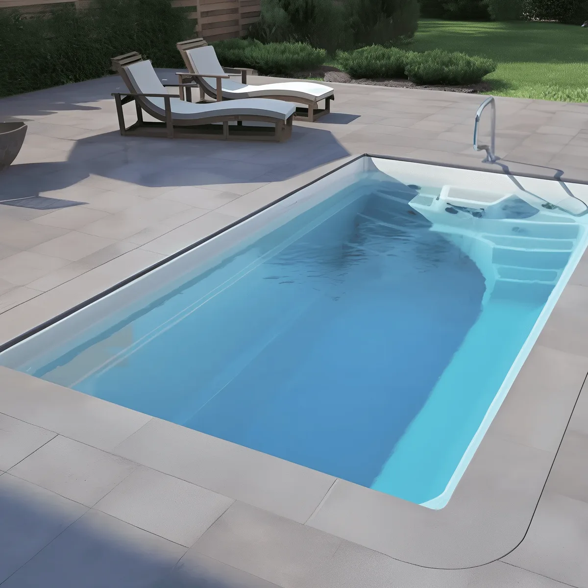 Композитный бассейн Laguna 5 — вид сверху в Глазове