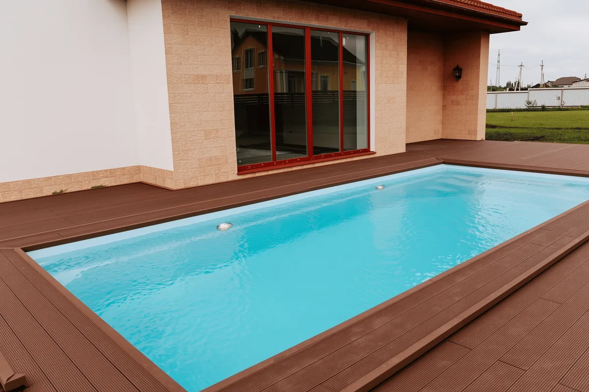 Композитный бассейн Laguna 8 — вид сверху в Глазове